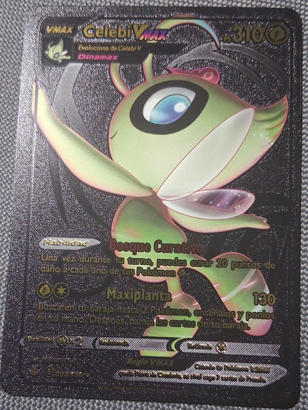Celebi VMAX Pokémon Card - Green Collector's Card